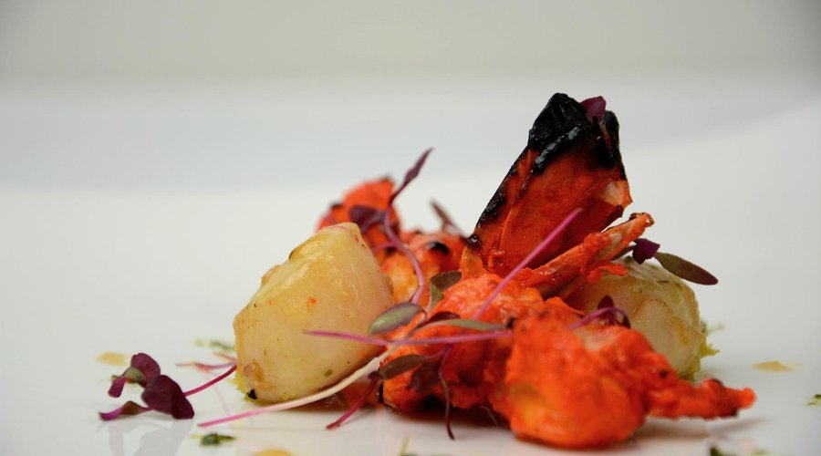 Scallops and Prawns