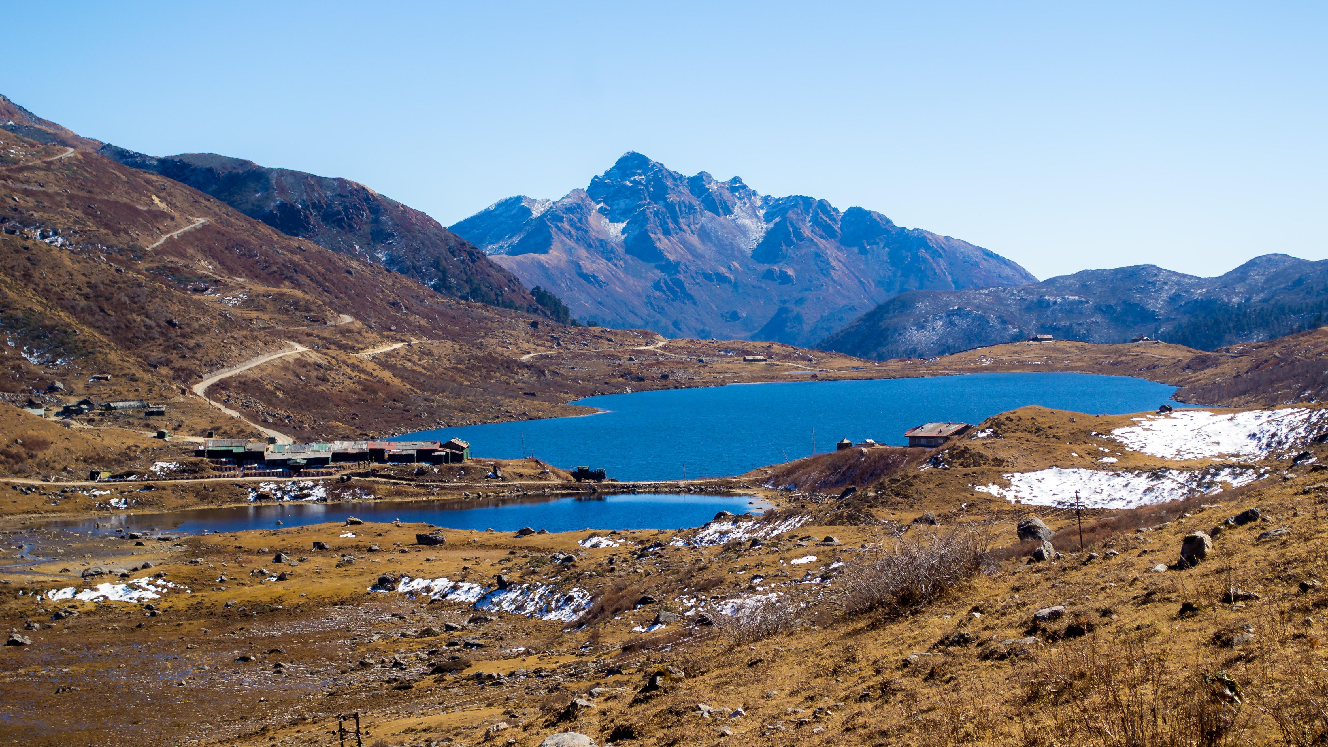 Digital Wallpaper of View from Tashi viewpoint, Gangtok, Sikkim, India