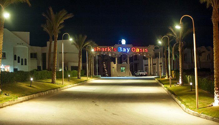 Entrance to the resort