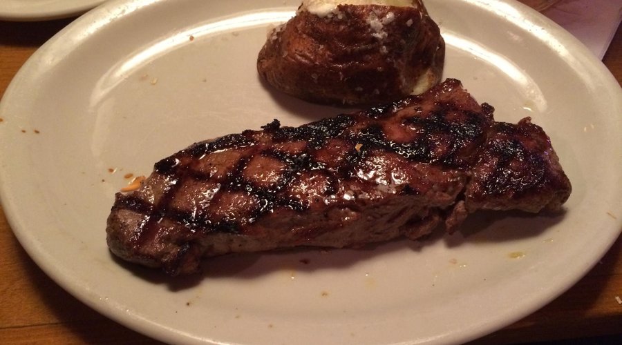 Strip Steak and Baked Potato