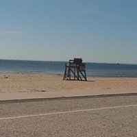 Lifeguard chair on the beach