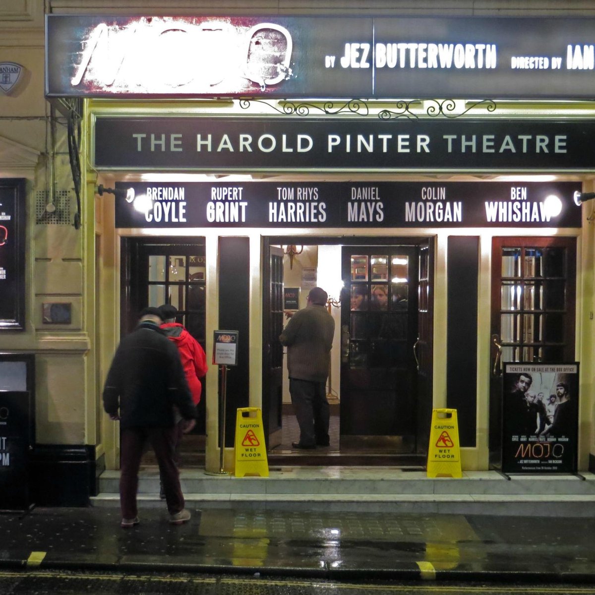 London entertainments. Harold Pinter Theatre.