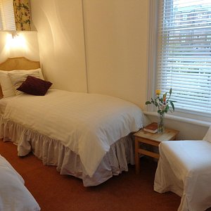 Twin bedroom at 'The Pier'