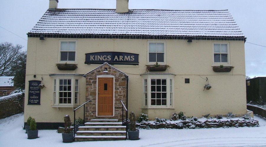 The Kings Arms in the snow