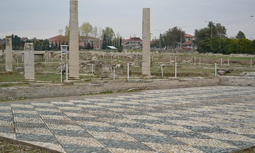 раскопки под открытым небом в Пелле (Pella, Central Macedonia, Greece)
