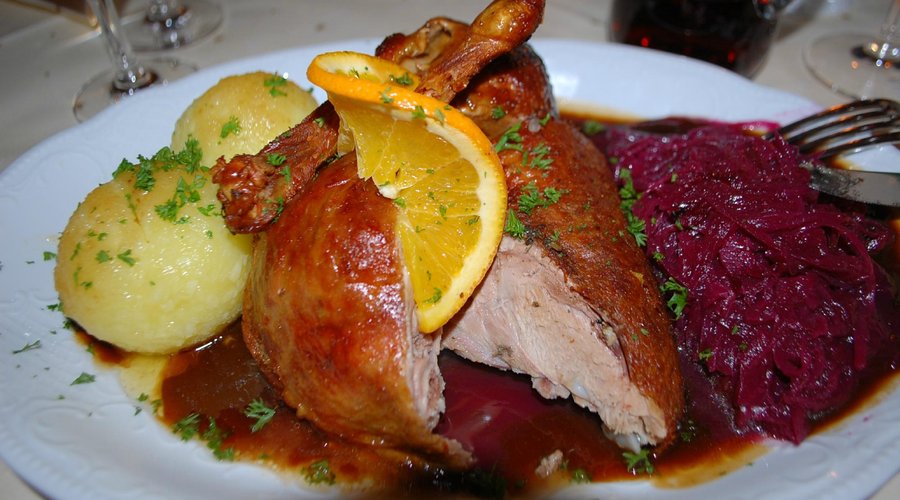 canard rôti