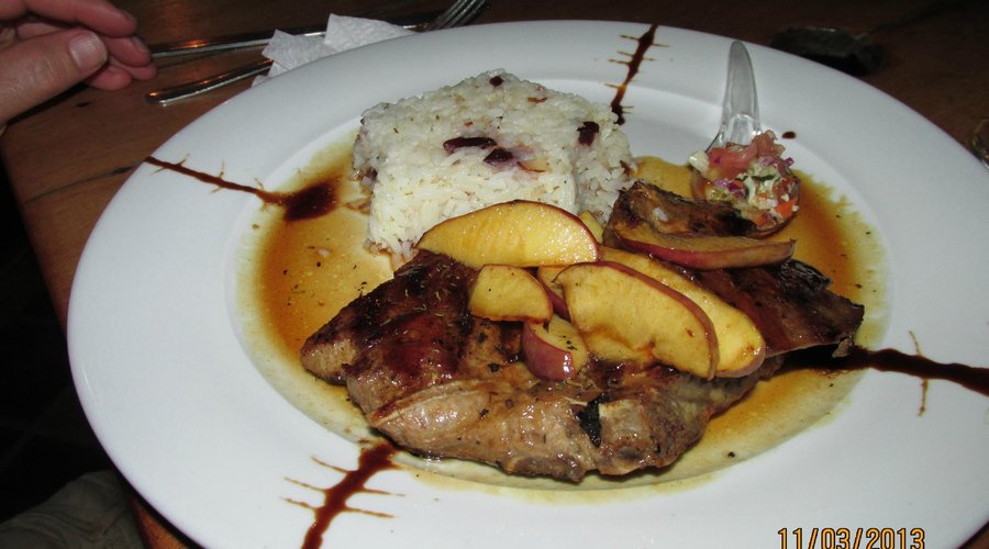 Pork with apples
