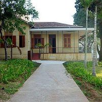 Chalé Francês, Sede provisória do museu, em frente à antiga estação de trem onde fica a nova sed