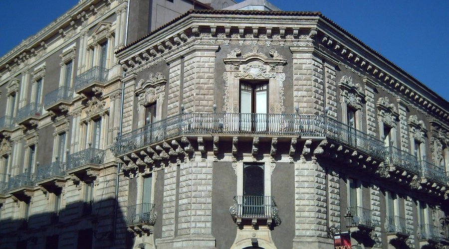 facciata del palazzo San Demetrio