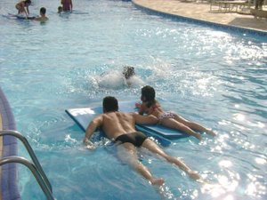 Piscina e praia