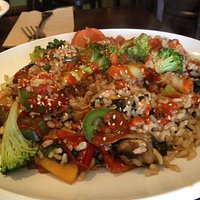 All Veggie Plate with Brown Rice