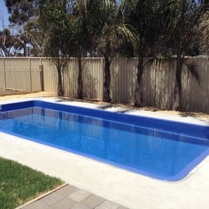 new pool area