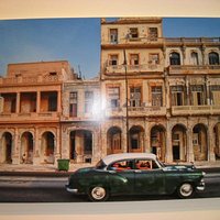 Um dos quadros expostos