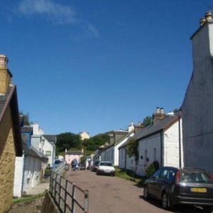 Dervaig village main street