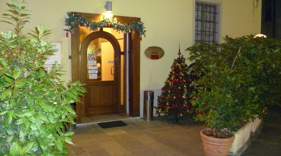 Entrata Hotel Ristorante durante le Feste di Natale 2013