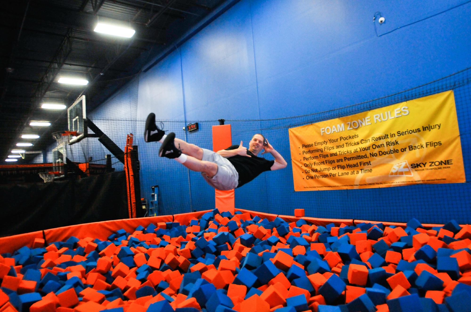 Take me outlet to sky zone