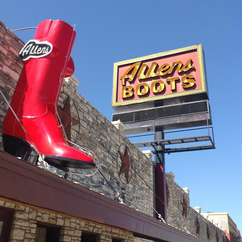 Allen boots sales near me