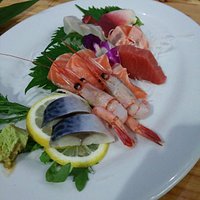 Delicious sashimi