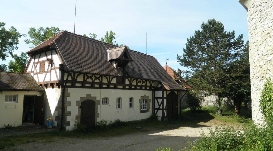 The grounds of Burg Veldenstein