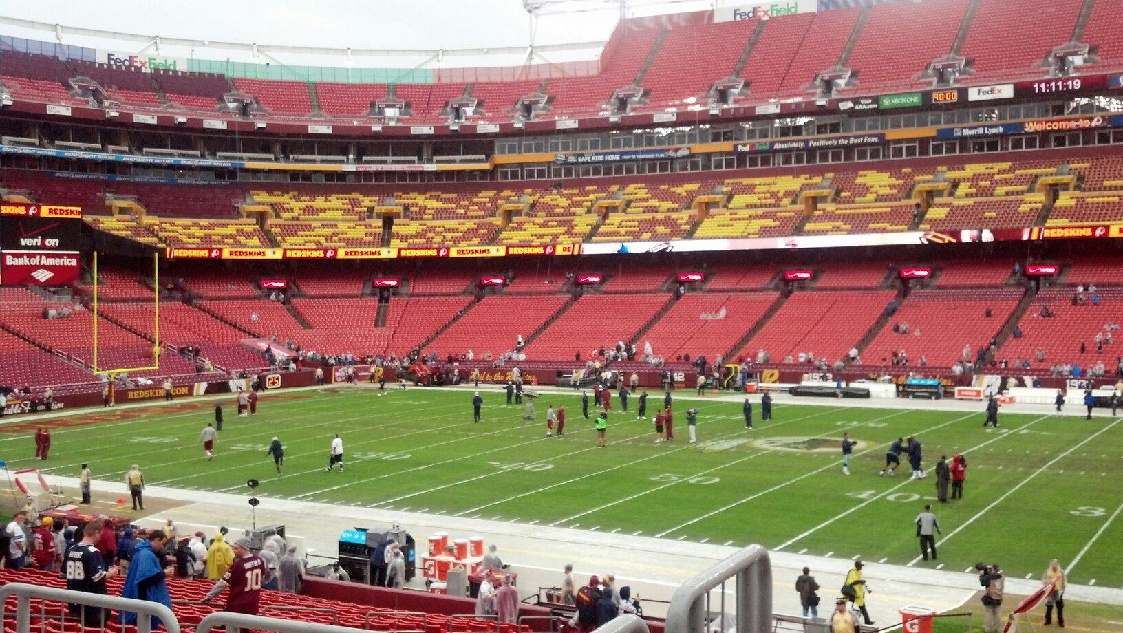 fedex field seating