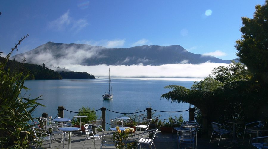 View from the cafe deck