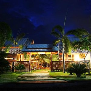 Resort at night