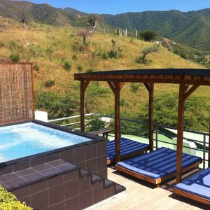 the hot tub and tanning beds