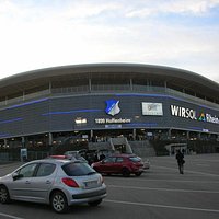試合開始前のスタジアム