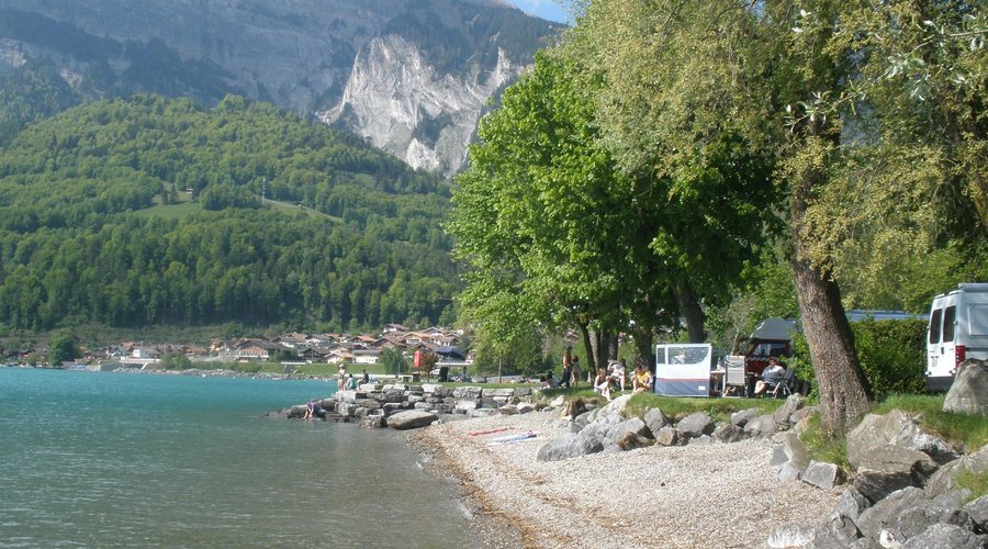 Kieselbadestrand