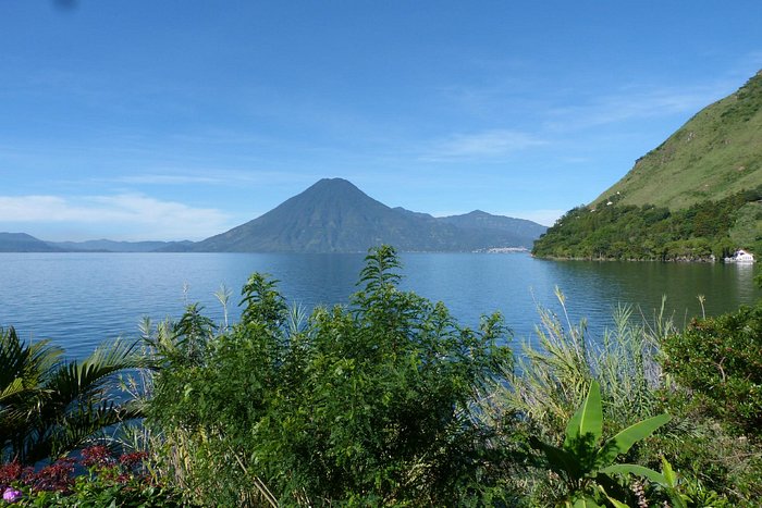 Lake Atitlan -View from rooms of Arca de Noe Hotel