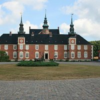Front of Jaegerspris Slots Museum
