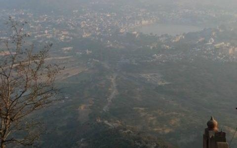 View of Pushkar from Savitri temple