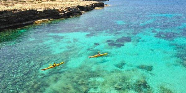 Excursiones kayak Formentera