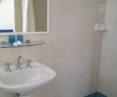clean, new bathroom