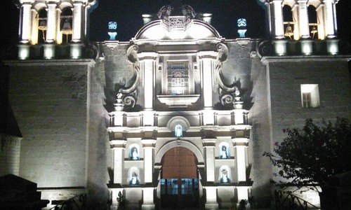 Plaza de Armas at night