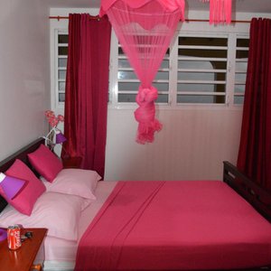 Notre chambre chez Dora et Bruno, ou nous avons passé un agréable moment ....