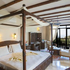 One of the deluxe rooms at Mandarin