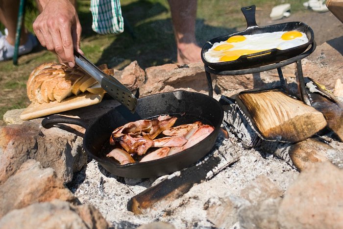 Rent a skillet for camping