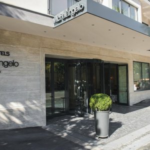 Starhotels Michelangelo in Rome, image may contain: Couch, Home Decor, Living Room, Table