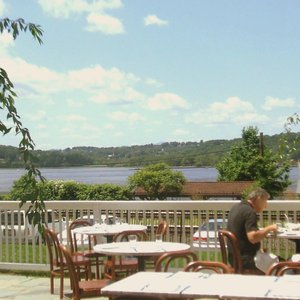 Summer patio dining