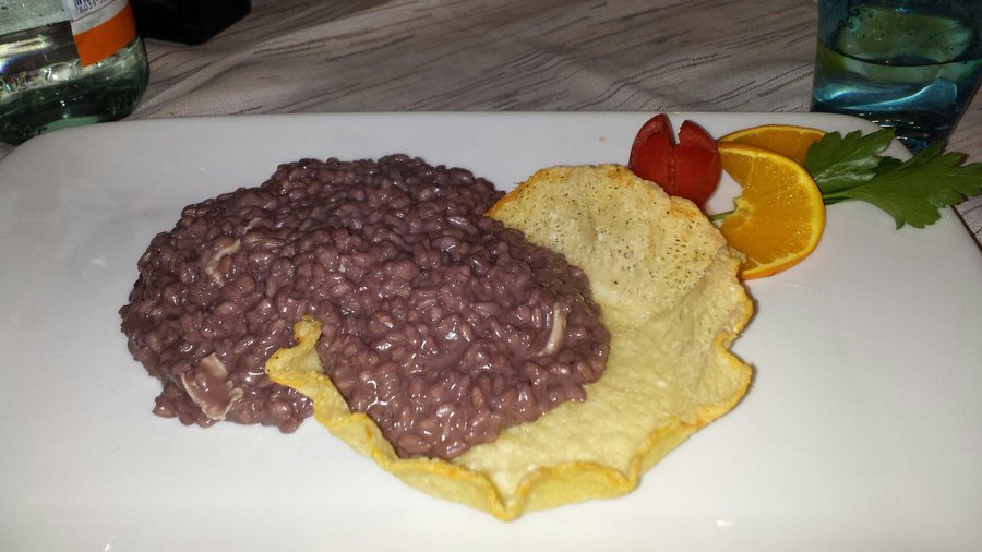 Risotto di Amarone e brie