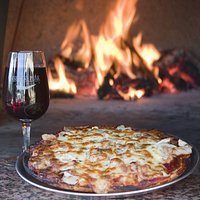 Wood fired pizzas and delicious wines.