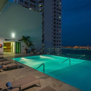 Pool at Dusk