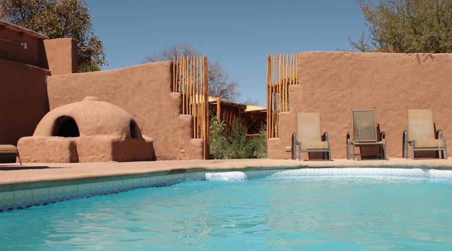 Piscina con detalles