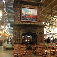 Giant fireplace
