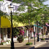 Shopping in downtown Petoskey's Gaslight District