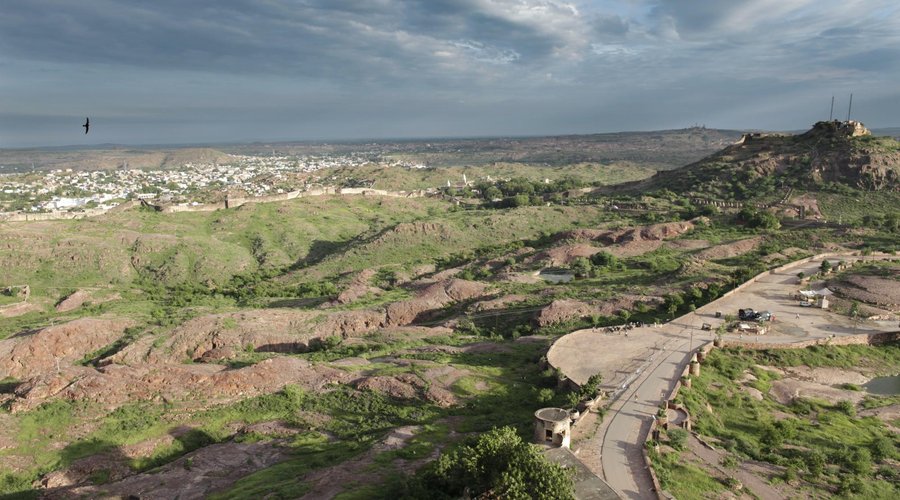 The Park seen from the terrace of Mehrangarh Fort