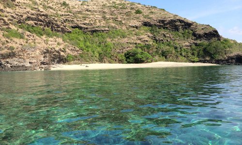 plage d'un ilot