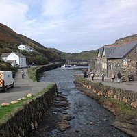 The picturesque fishing village of Boscastle