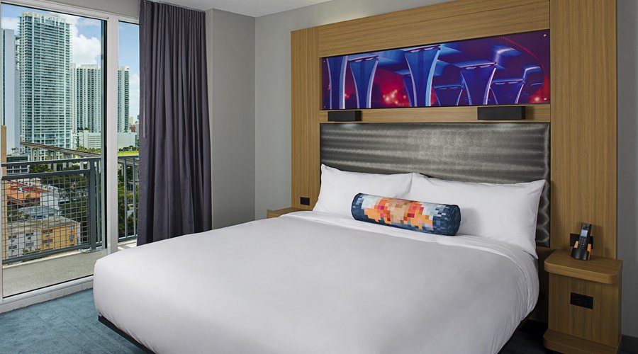 Rest in style in our King Suite with Balcony